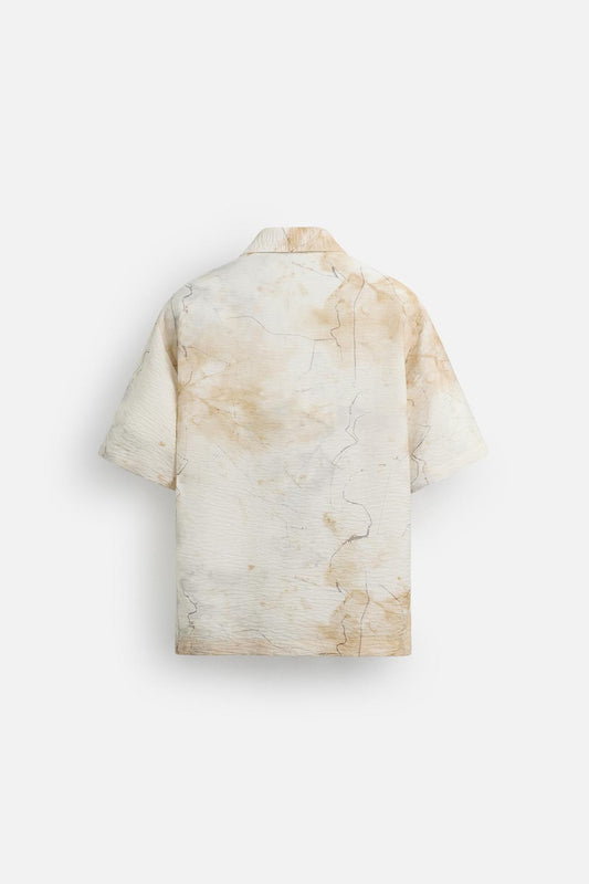 SHIRT WITH ABSTRACT PRINT