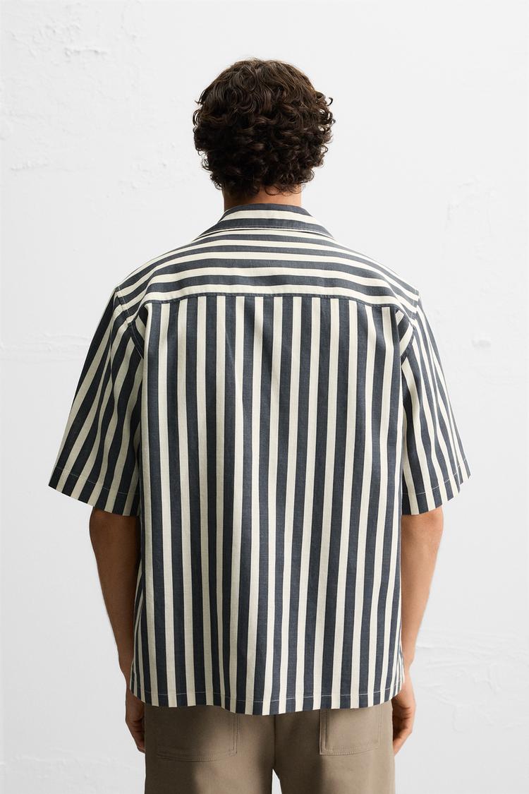 STRIPED TEXTURED SHIRT