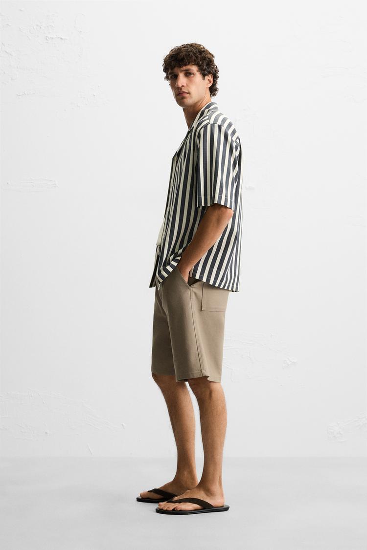 STRIPED TEXTURED SHIRT