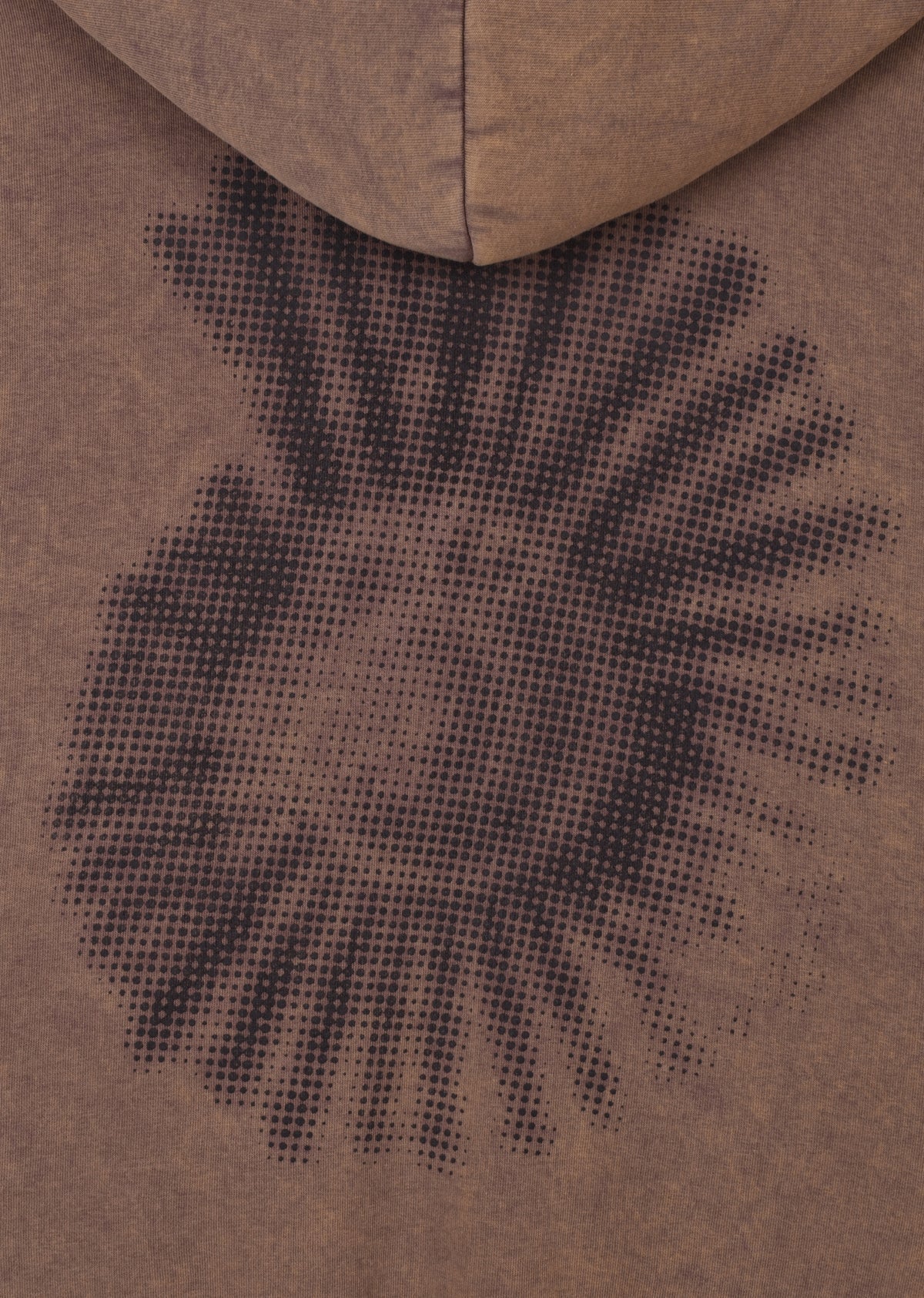 WASHED PRINTED BOXYFIT HOODIE