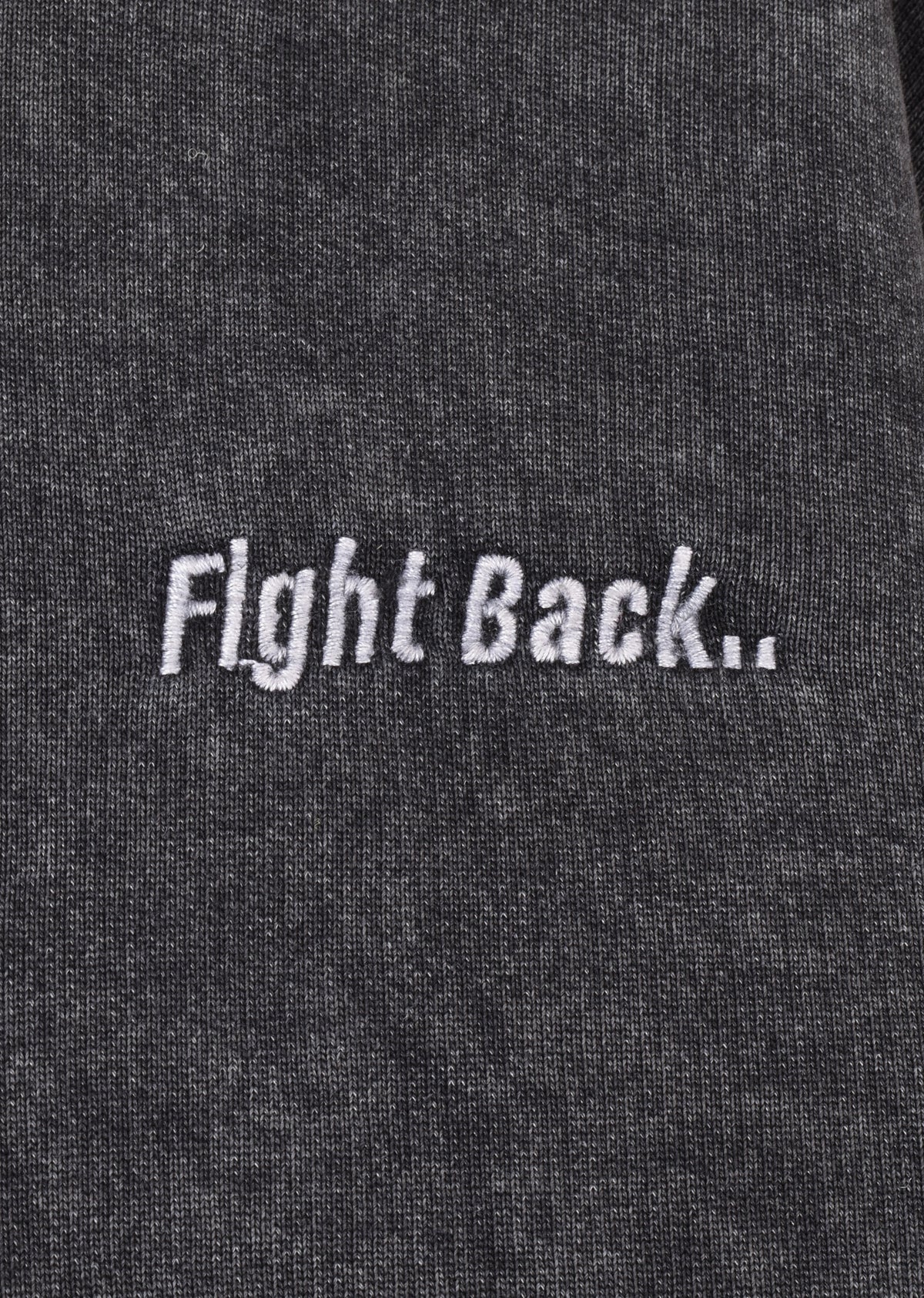 WASHED EMBROIDERED HOODIE