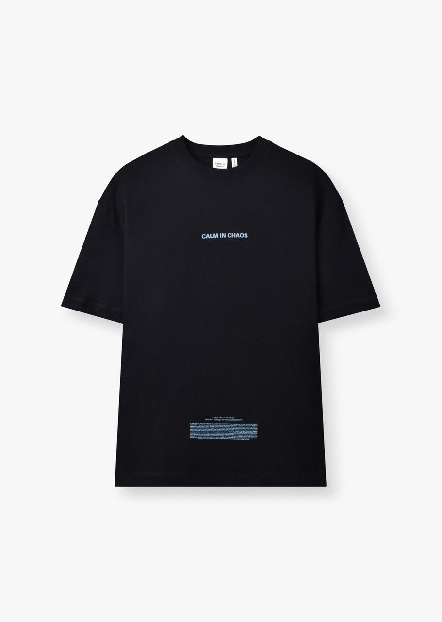 PRINTED PATCH BOXY-FIT T-SHIRT