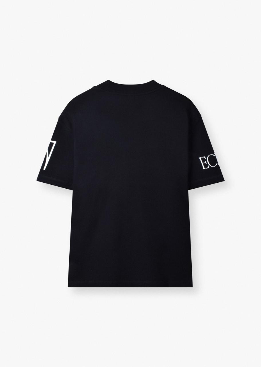 DOUBLE PIQUE V-NECK T-SHIRT
