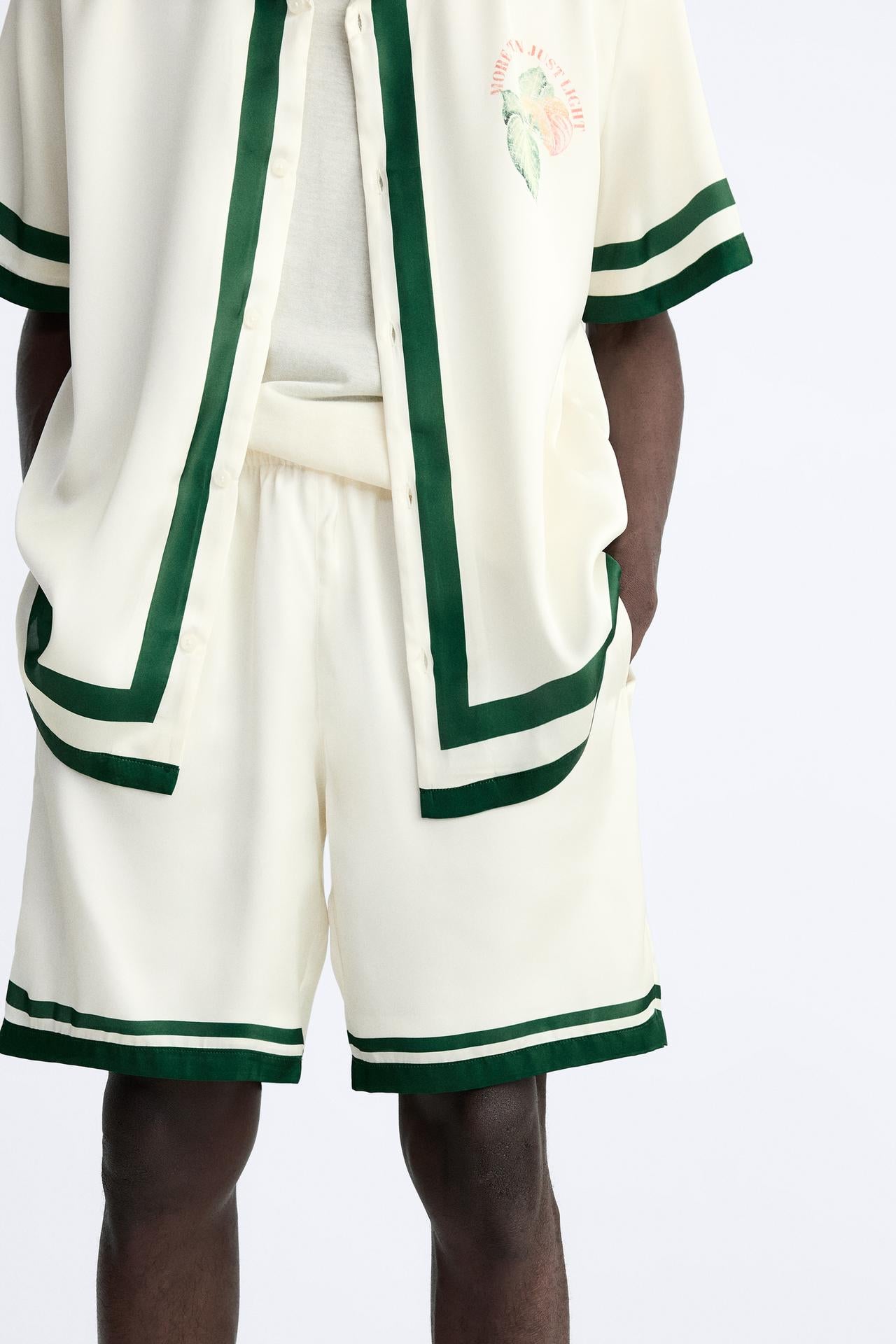 SATIN BERMUDA SHORT
