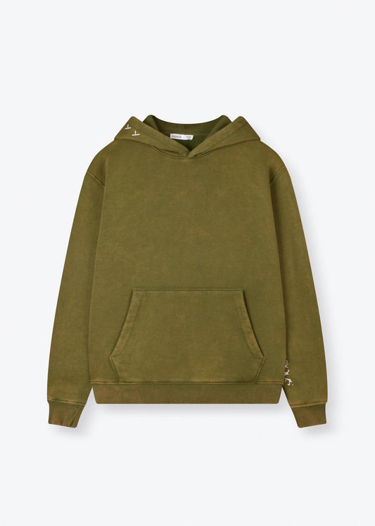 WASHED BOXY-FIT HOODIE