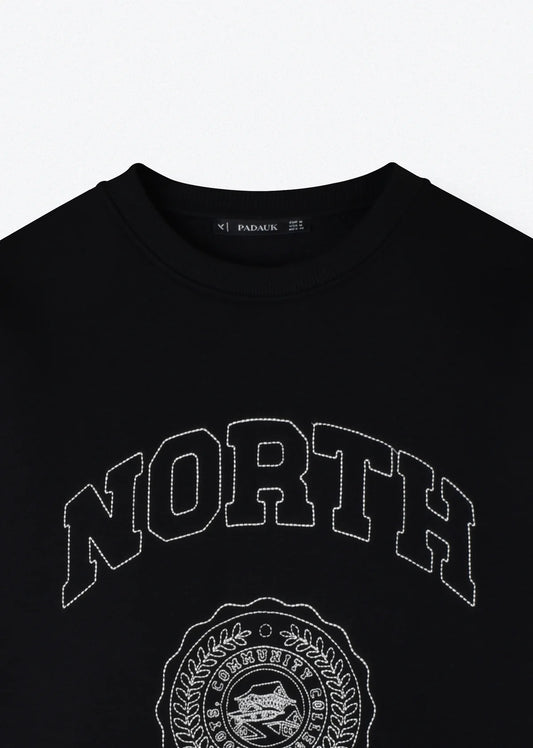 EMBROIDERED OVERSIZE SWEATSHIRT