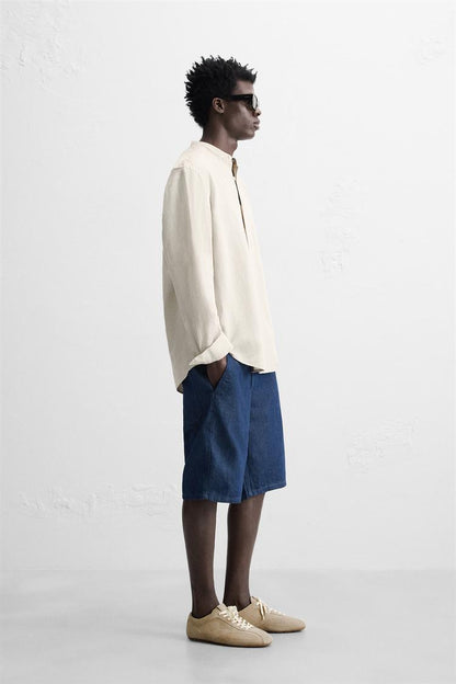 COTTON - LINEN SHIRT