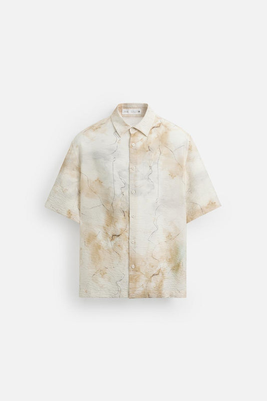 SHIRT WITH ABSTRACT PRINT