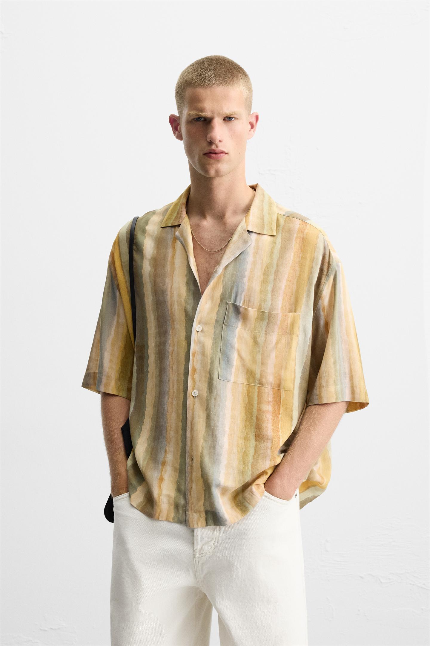 STRIPE PRINT SHIRT