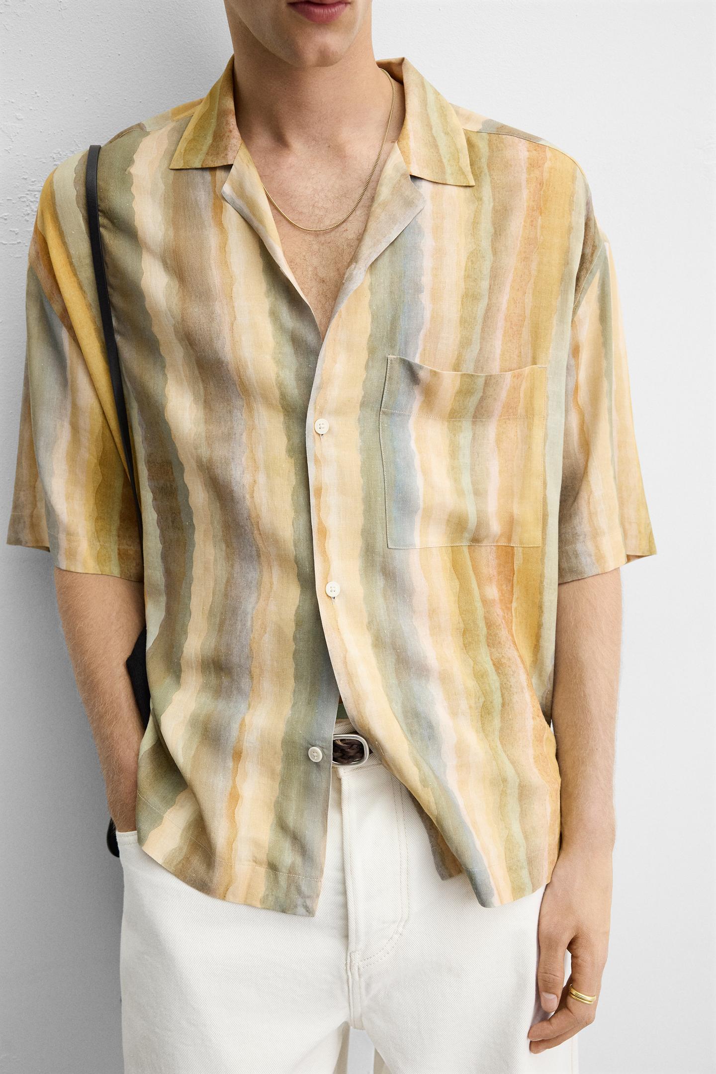 STRIPE PRINT SHIRT