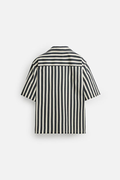 STRIPED TEXTURED SHIRT