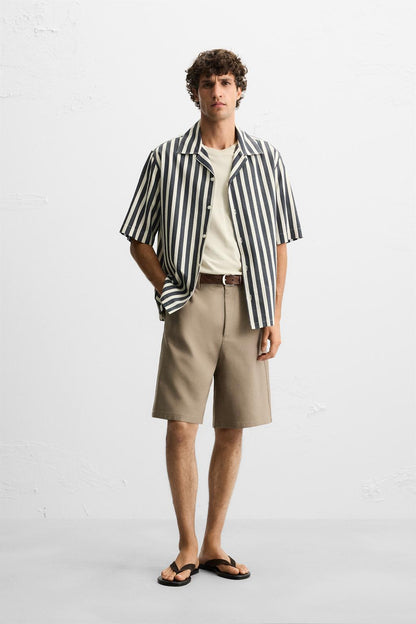 STRIPED TEXTURED SHIRT