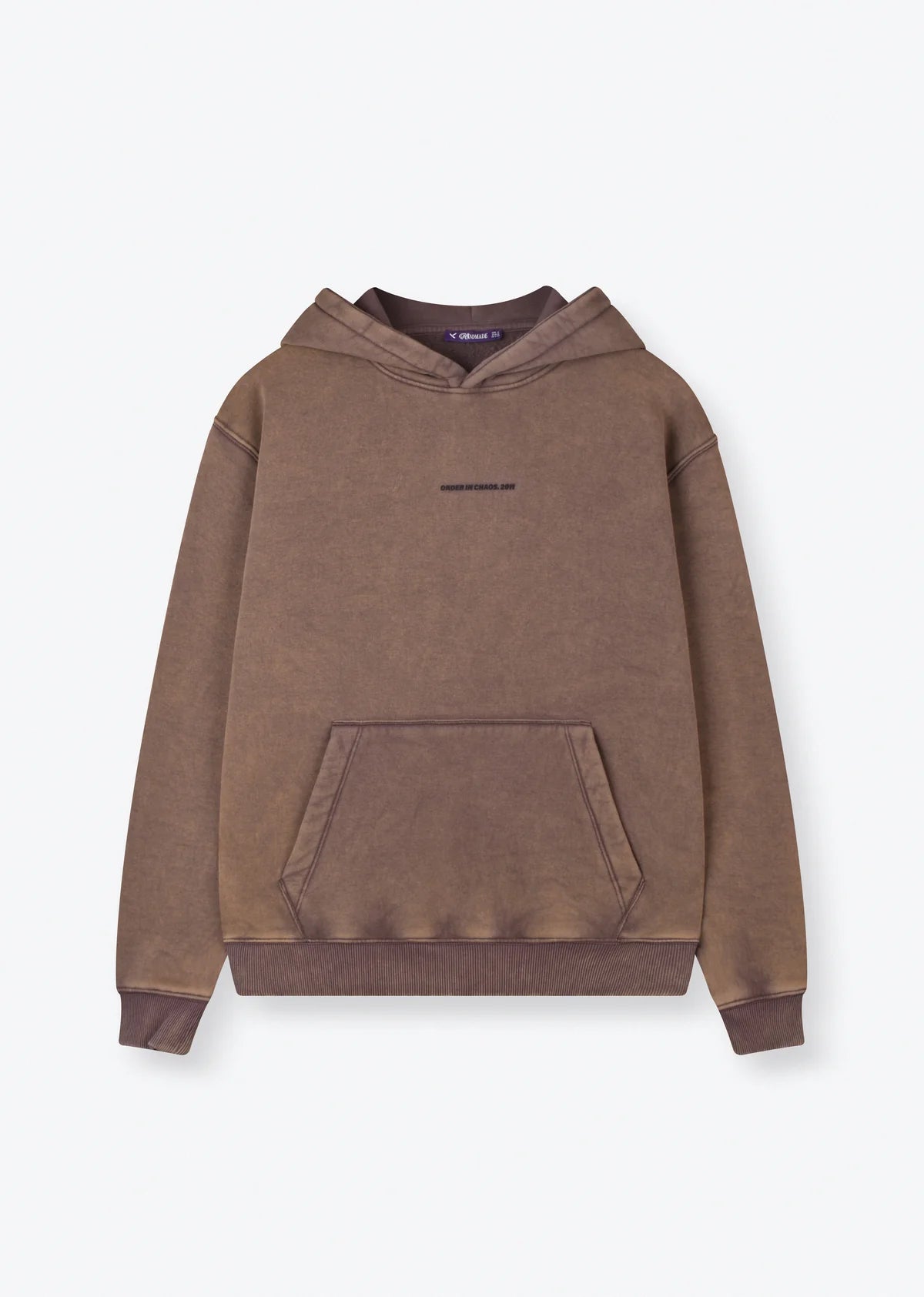 WASHED PRINTED BOXYFIT HOODIE