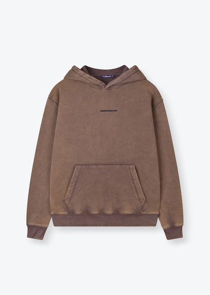 WASHED PRINTED BOXYFIT HOODIE