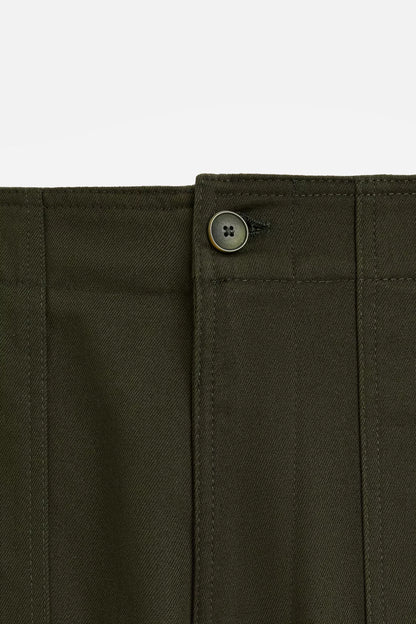 STRAIGHT FIT TROUSERS