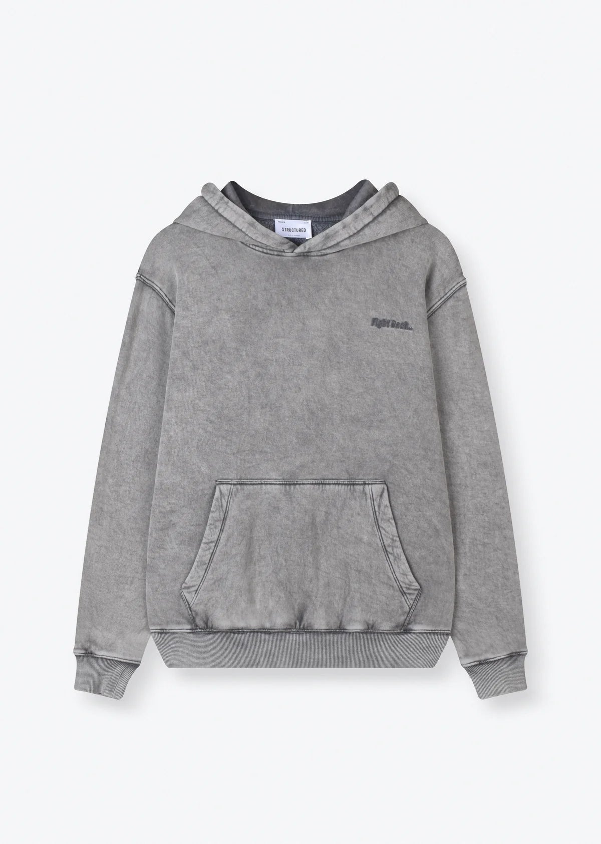 WASHED EMBROIDERED HOODIE