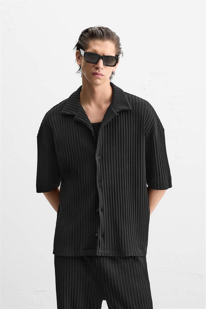 SHIRT WITH PLEATS