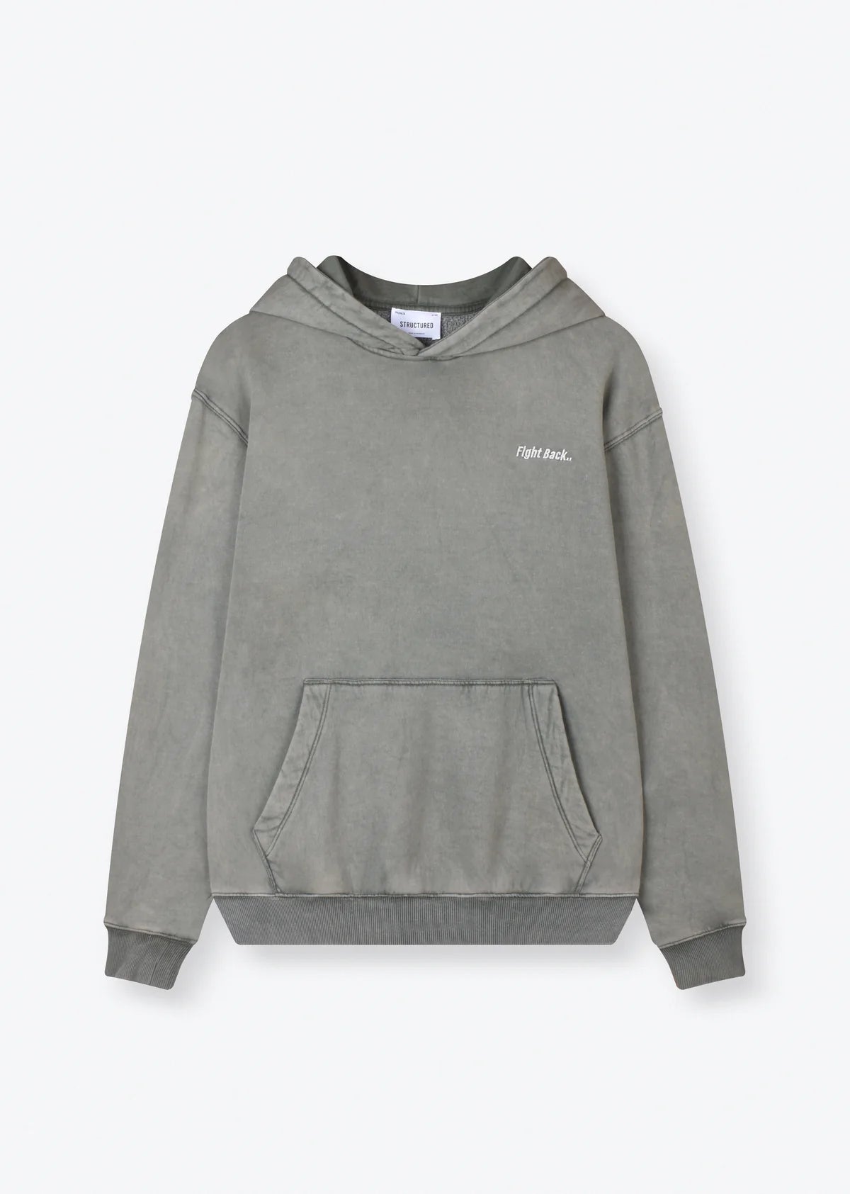 WASHED EMBROIDERED HOODIE