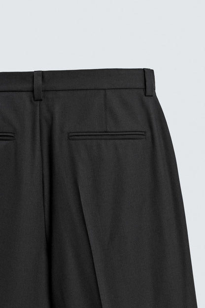 WOOL SUIT TROUSERS