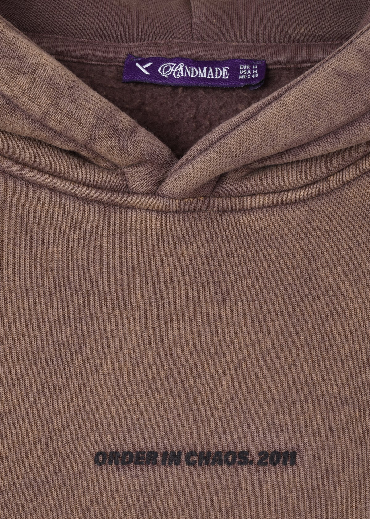 WASHED PRINTED BOXYFIT HOODIE