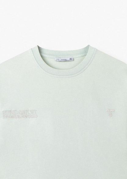 EMBROIDERED WASHED T-SHIRT