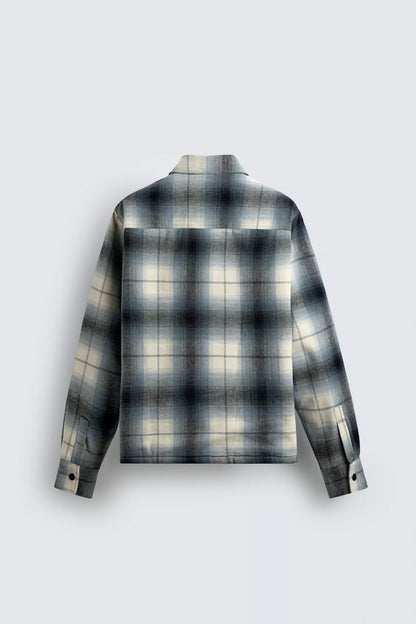 EMBROIDERED CHECK FLANNEL SHIRT