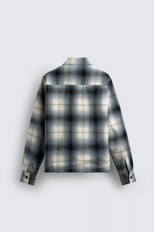 EMBROIDERED CHECK FLANNEL SHIRT