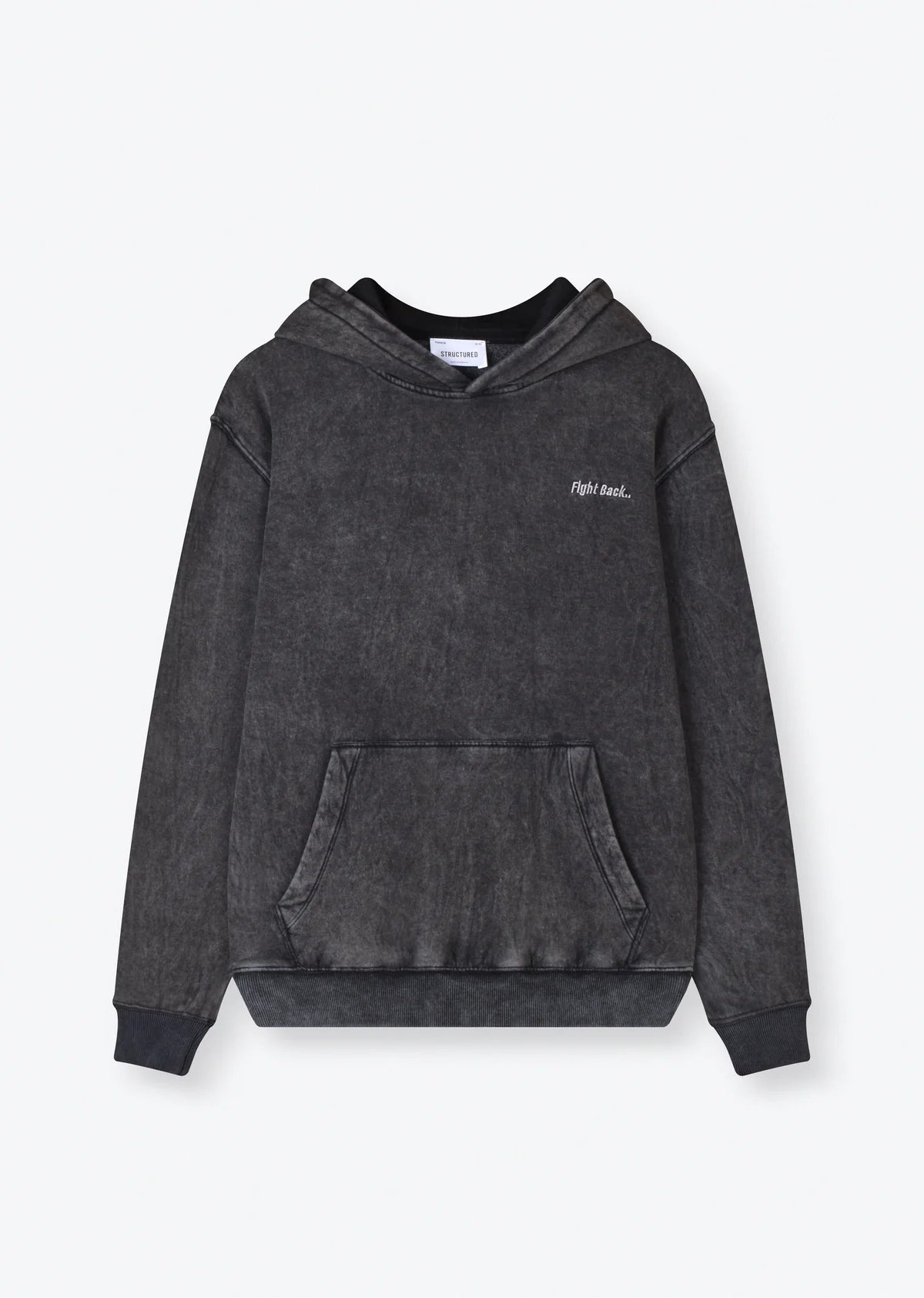 WASHED EMBROIDERED HOODIE