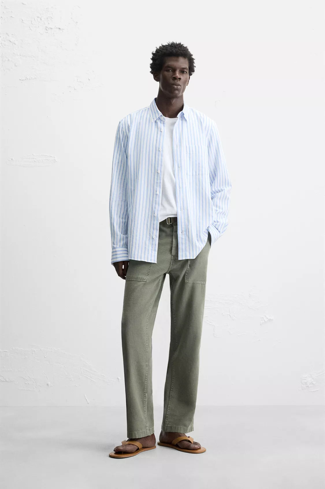 COTTON LINEN SHIRT
