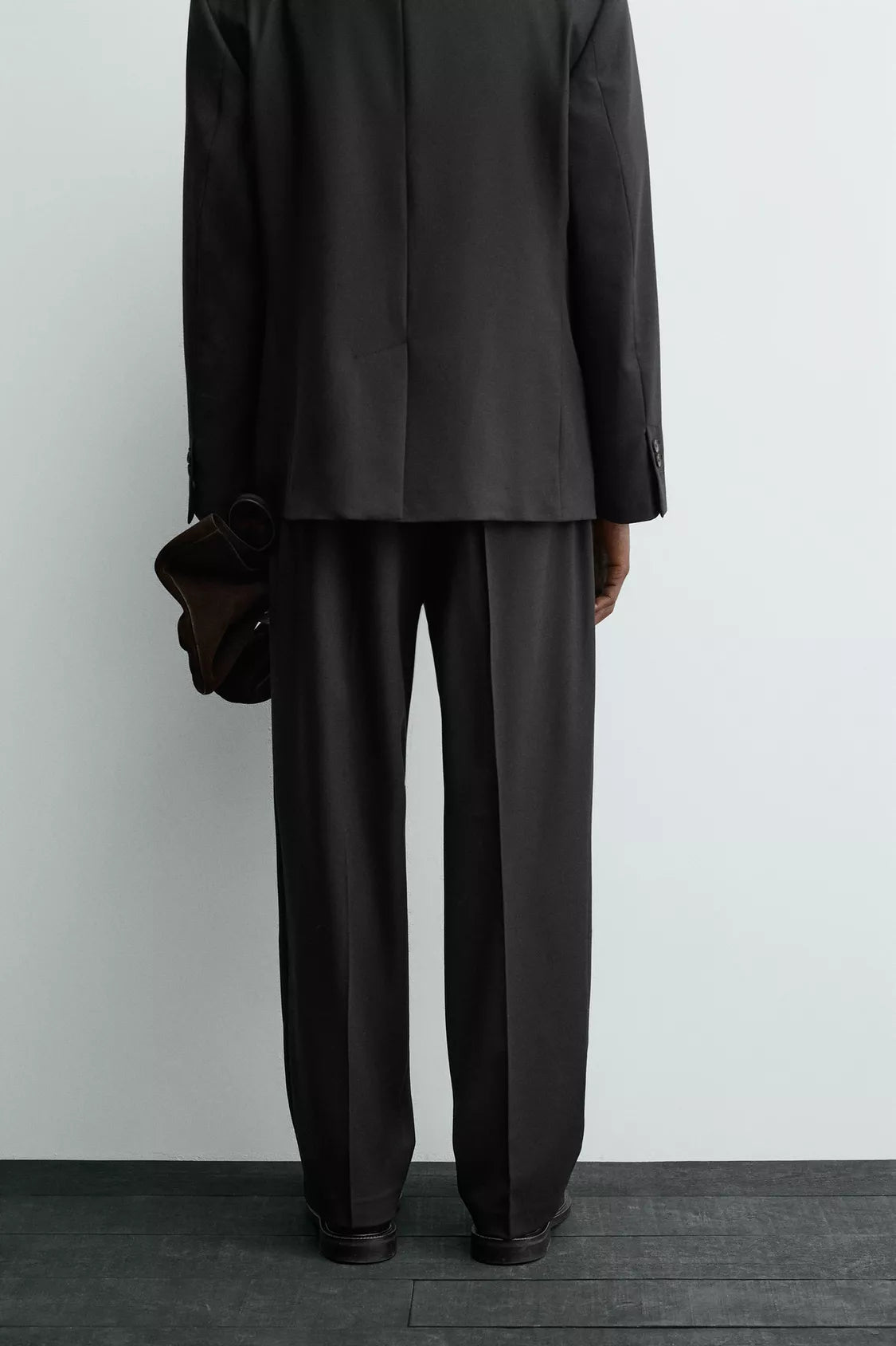 WOOL SUIT TROUSERS