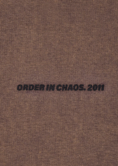 WASHED PRINTED BOXYFIT HOODIE