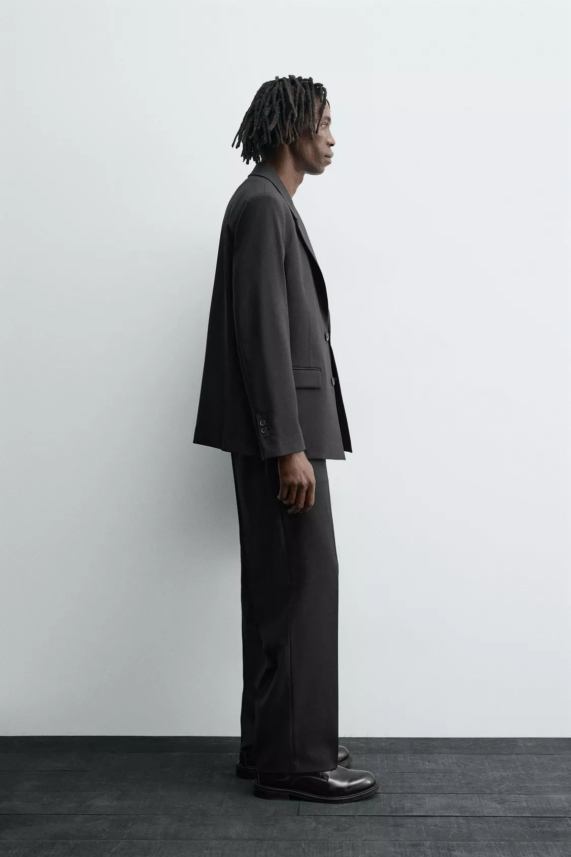 WOOL SUIT TROUSERS