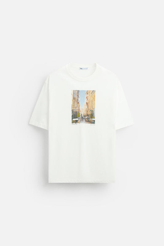 PHOTOGRAPHIC PRINT T SHIRT