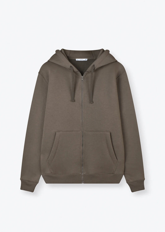 BASIC ZIP-UP HOODIE