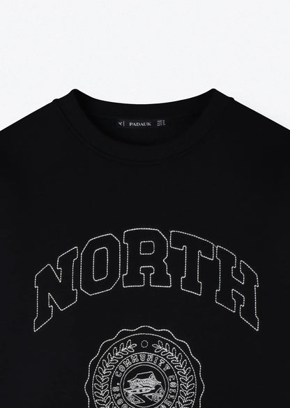 EMBROIDERED OVERSIZE SWEATSHIRT