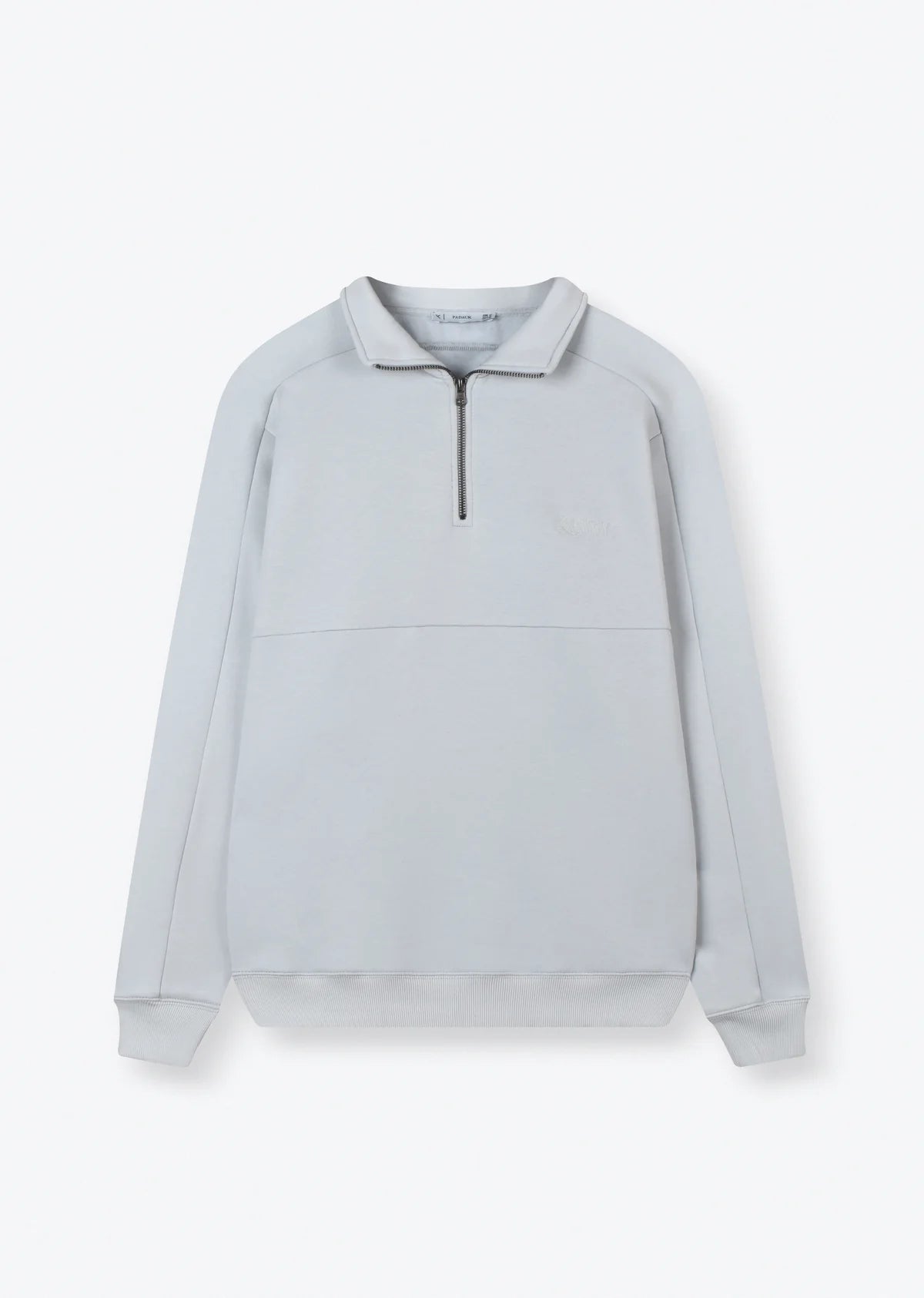 EMBROIDRED QUARTER-ZIP SWEATSHIRT