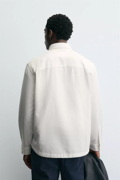 TEXTURED SHIRT WITH POCKET