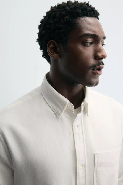 TEXTURED SHIRT WITH POCKET