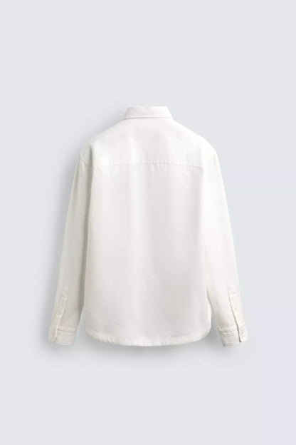 TEXTURED SHIRT WITH POCKET