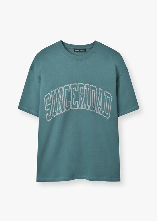 EMBROIDERED BOXY-FIT T-SHIRT